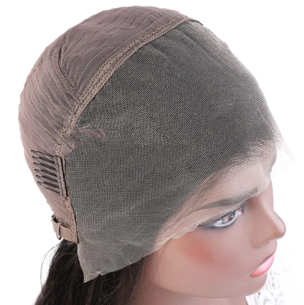 Perruque Cheveux Naturels — Dentelle HD Invisible, Rendu 100% Naturel