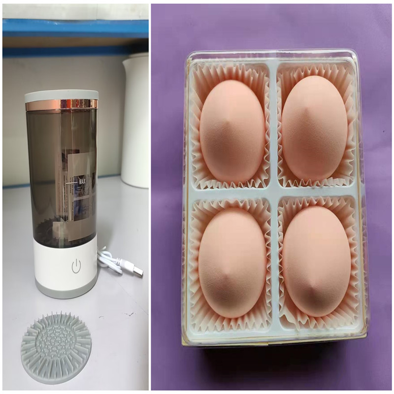 GlamClean — Nettoyeur de Pinceaux Électrique Rechargeable