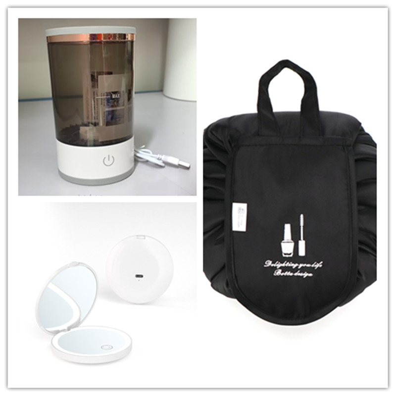 GlamClean — Nettoyeur de Pinceaux Électrique Rechargeable