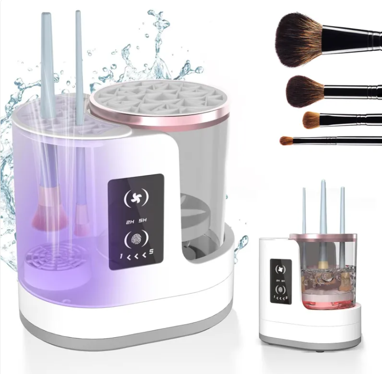 Nettoyeur Électrique de Pinceaux de Maquillage — Nettoyage Rapide & Hygiénique