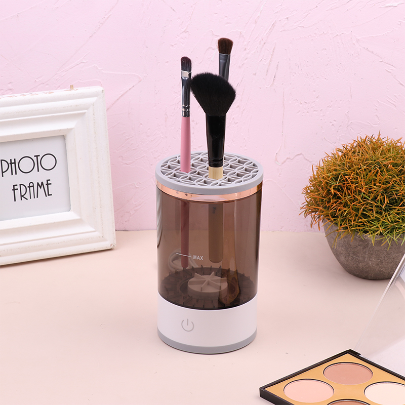 GlamClean — Nettoyeur de Pinceaux Électrique Rechargeable