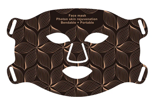 Appareil Beauté LED Anti-Âge en Silicone — Rajeunissement & Soin de la Peau à Domicile