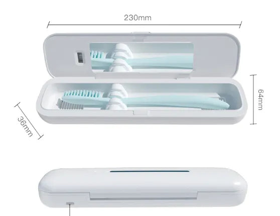 Stérilisateur UV Portable pour Brosse à Dents — Hygiène Totale où que Vous Soyez