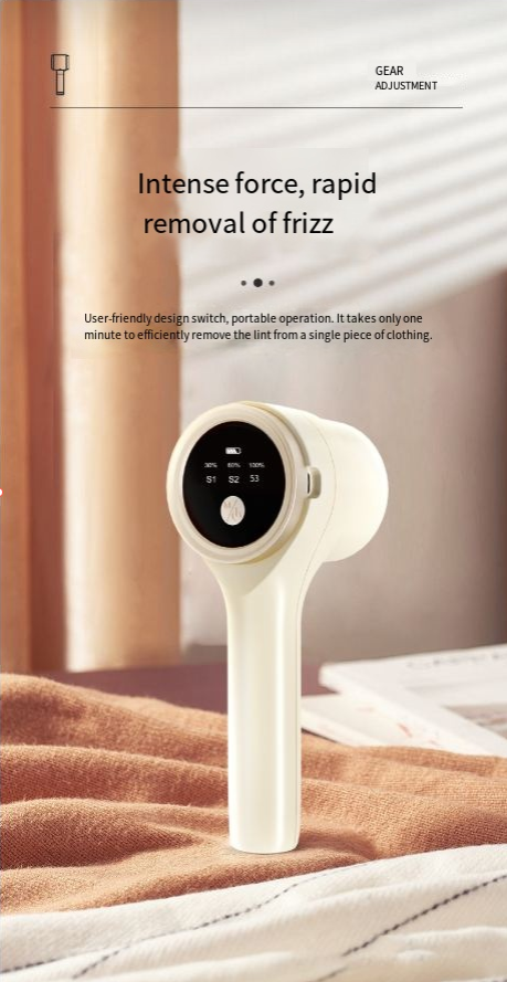 Tondeuse Anti-Boulochons Rechargeable — Redonnez Vie à Vos Vêtements